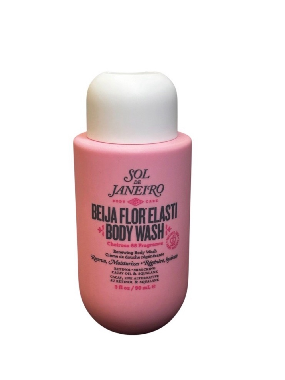 Sol de Janeiro Pink Beija Flor Elasti Body Wash -    3 fl oz 90 ml travel size